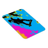 I Live To Fly - Skateboarder マグネット (右側)