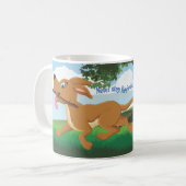 I Live to retrieve コーヒーマグカップ (正面左)