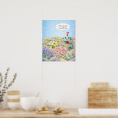 I’ll Give You Everything – Floral Robot Poster ポスター (キッチン)