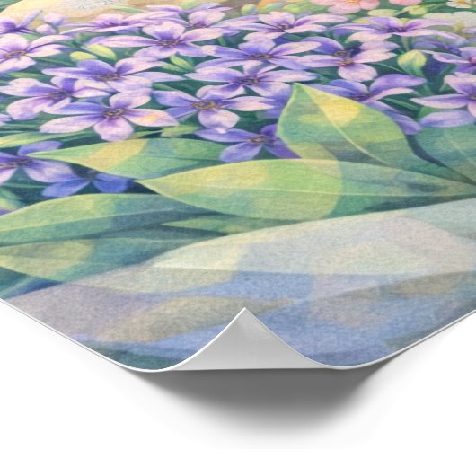 I’ll Give You Everything – Floral Robot Poster ポスター (角)