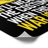 I’ll Wear The Costume When This War Is Over  ポスター (角)