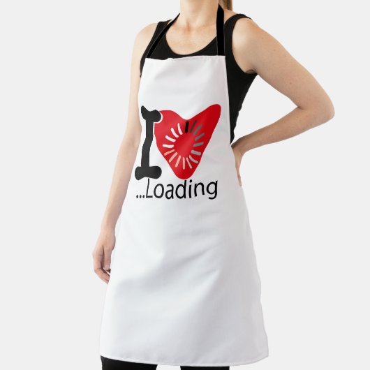 I LOADING HEART BY MASANSER PIXELAT エプロン (インサイチュ)