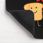 I Loaf You Funny Valentine's Day Bread Lover Gift マウスパッド (コーナー)