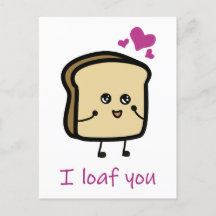 I loaf you postcard postcrossing