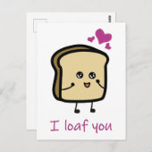 I loaf you postcard postcrossing ポストカード (正面/裏面)