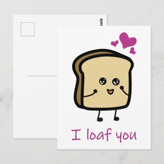 I loaf you postcard postcrossing ポストカード (正面/裏面)