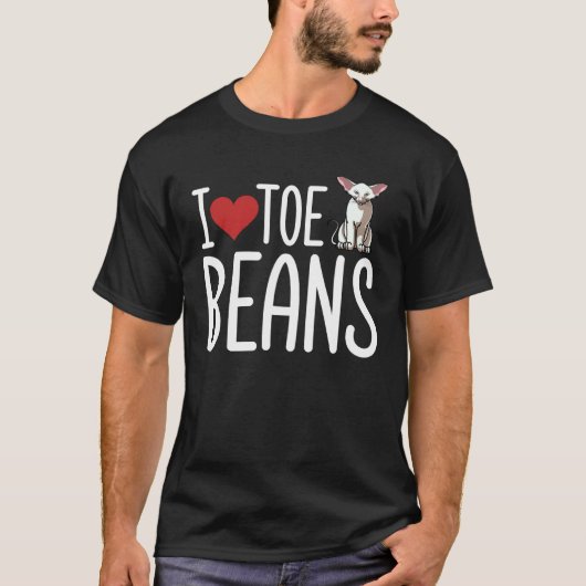 I Loe Toe Toe Beans オリエンタルショートヘア Tシャツ (正面)