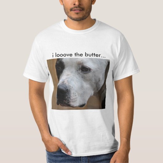 I loooveバター… tシャツ (正面)