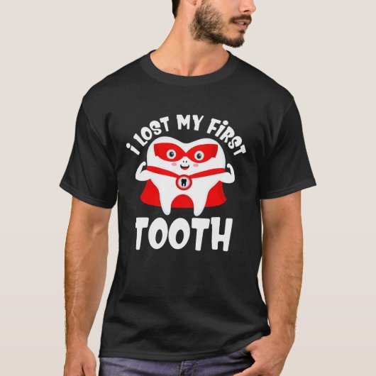 I Lost My First Tooth Kids Dentist Baby Teeth Gran Tシャツ (正面)