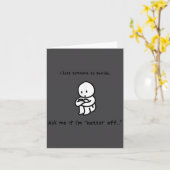 I Lost Someone To Suicide Ask Me If I'm Better Off カード (黄色い花)