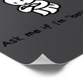 I Lost Someone To Suicide Ask Me If I'm Better Off ポスター (角)