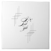 I lov ya  タイル (正面)