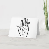 I Loveあなたは手のジェスチャーとカラフルハートで言った シーズンカード (正面)