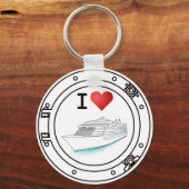 I Loveクルージング キーホルダー (正面)