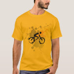 I Loveサイクリング Tシャツ<br><div class="desc">i，愛，自転車，スポーツ，自転車，サイクリング，行く，緑，山，山，陸上競技，レース，自転車，サイクリング</div>