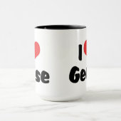 I Loveハートゲーゼ – Goose Lover マグカップ (中央)