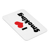 I Loveハート喫煙 – たばこタバコ喫煙者 マグネット (右側)