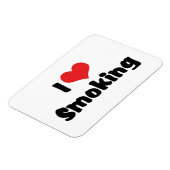 I Loveハート喫煙 – たばこタバコ喫煙者 マグネット (左側)
