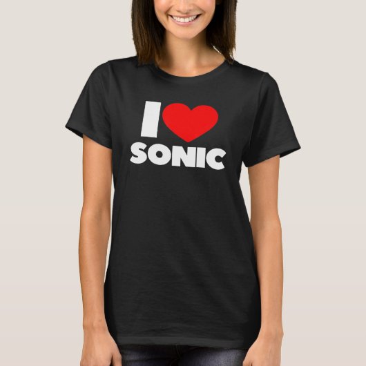 I Loveハート・ソニック Tシャツ (正面)