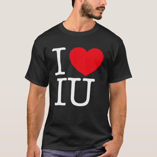 I LoveハートIU Tシャツ (正面)