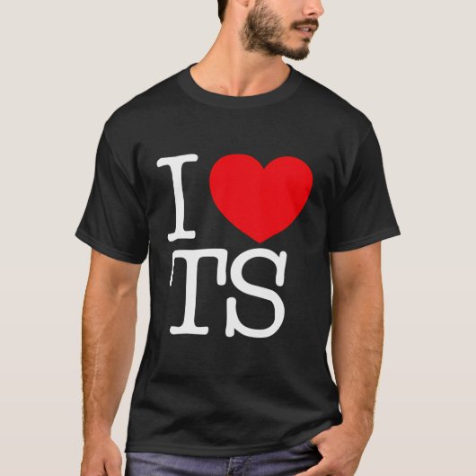 I LoveハートTs Tシャツ (正面)