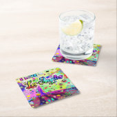 I LOVEロサンゼルスエネルクールギー・コースター スクエアペーパーコースター (インサイチュ)