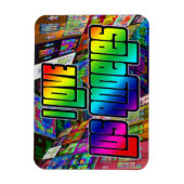 I LOVEロサンゼルス・ツイスト・マグネット マグネット (縦)