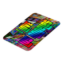 I LOVEロサンゼルス・ツイスト・マグネット マグネット