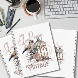 I Loveヴィンテージ ノートブック