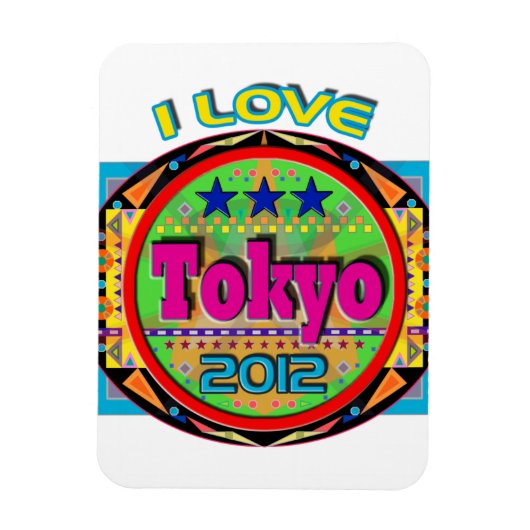 I LOVE東京エンブレム#1 2012マグネット マグネット (縦)