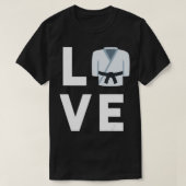 I love武術アーツクラスギフト柔道テコンドカラ tシャツ (デザイン正面)