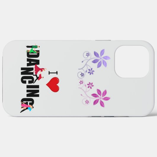 I Love踊りiPhone / iPadケース Case-Mate iPhoneケース (裏面 (横))