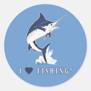I Love魚釣り：アトランティックブルーマーリン ラウンドシール