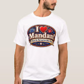 I LOVE まんだんTシャツ Tシャツ (正面)