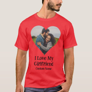 I Love カスタム My Giralのハート写真 Tシャツ