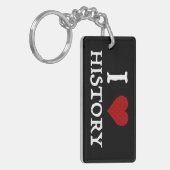 I Love (ハート)の歴史 キーホルダー (正面左)