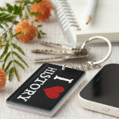 I Love (ハート)の歴史 キーホルダー (正面右)