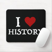 I Love (ハート)の歴史 マウスパッド (マウス)