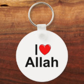 I Love (ハート)アッラー キーホルダー (正面)