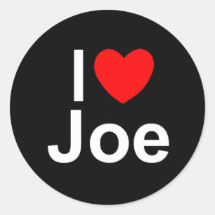I Love (ハート)ジョー ラウンドシール