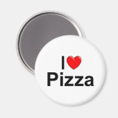 I Love (ハート)ピザ マグネット (正面/裏面)