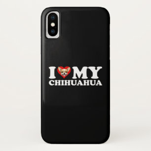 I Love (ハート)マイチワワ iPhone X ケース