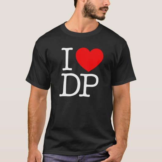 I Love (ハート) DP Tシャツ (正面)