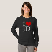 I Love (ハート) ID Tシャツ (正面フル)