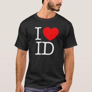 I Love (ハート) ID Tシャツ