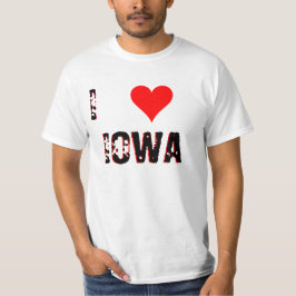 I Love (ハート) IOWA Tシャツ