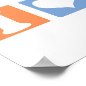 I Love (ハート) Pi ポスター (角)