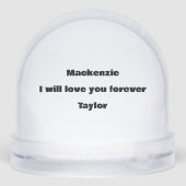 I Love パーソナライズされた My Giralのハート写真 (裏面)