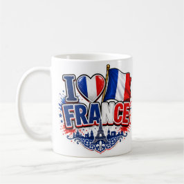 I Love フランス Team France 2026 ニワトリ サッカー コーヒーマグカップ