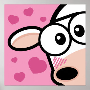 I Love モー Cow Poster / プリント